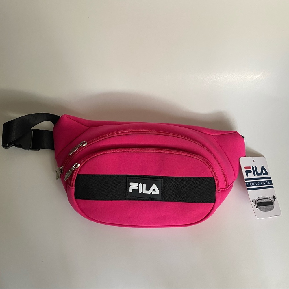 Fila Hot Pink Neoprene Fanny Pack